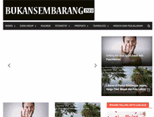 Tablet Screenshot of bukansembarang.info